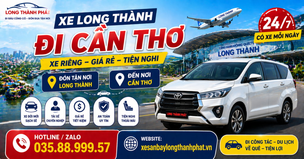 Xe Long Thành đi Cần Thơ