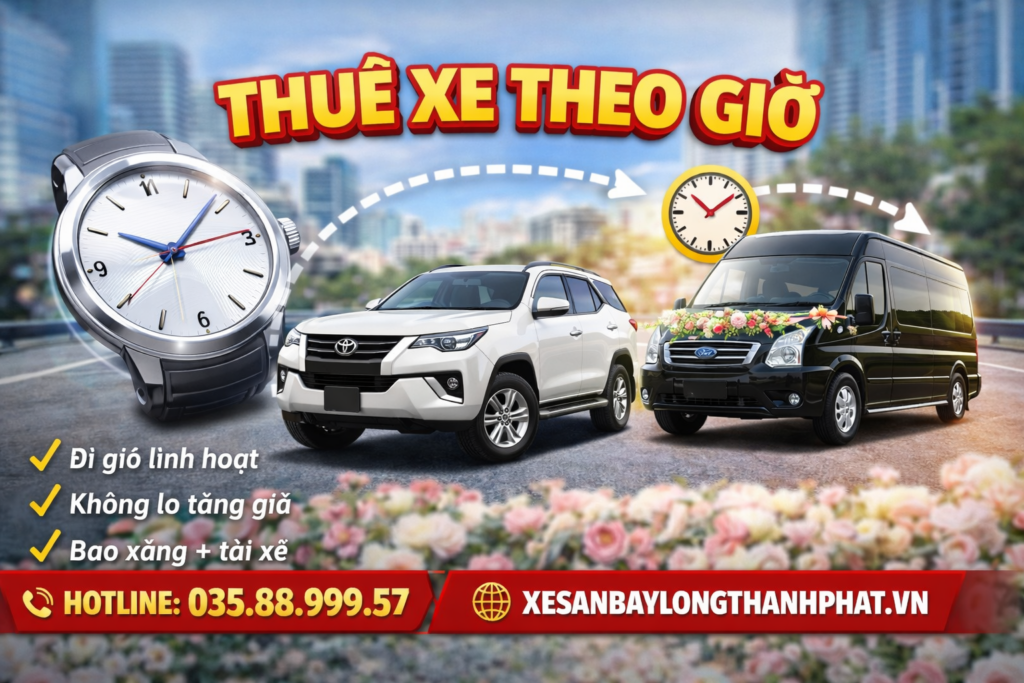 Dịch Vụ Thuê Xe Theo Giờ – Giải Pháp Di Chuyển Linh Hoạt & Tiết Kiệm